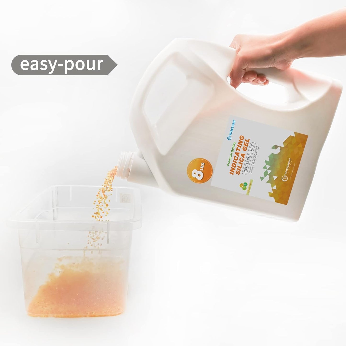 Wisesorb Silica Gel Desiccant 3.6 kg – Reusable, Colour-Changing Indicator