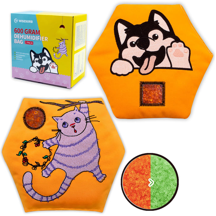 Reusable Dehumidifier Bags(hexagon 600g/pack)