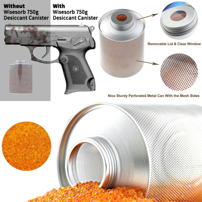 Metal Tube Silica Gel Dehumidifier Box(Indicating Silica Gel)