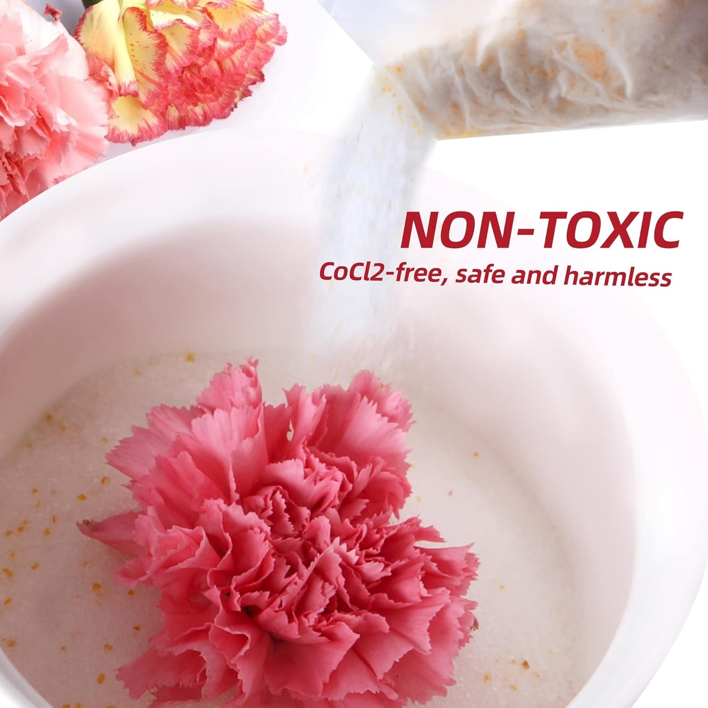 Wisesorb Silica Gel for Flower Drying – 900 g Fine Crystals, Colour Indicator, Reusable