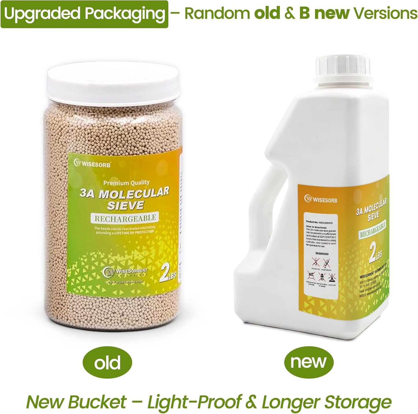 Wisesorb 3A Molecular Sieve Desiccant 900 g – Reusable, High-Precision Moisture Absorber