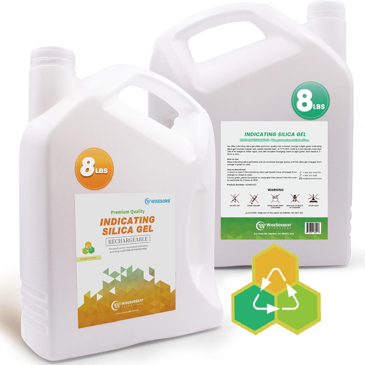 Wisesorb Silica Gel Desiccant 3.6 kg – Reusable, Colour-Changing Indicator