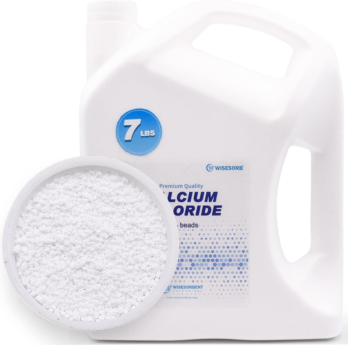 Wisesorb Calcium Chloride Desiccant Refill Beads 3.2 kg – Fragrance-Free, High-Absorption Moisture Absorber