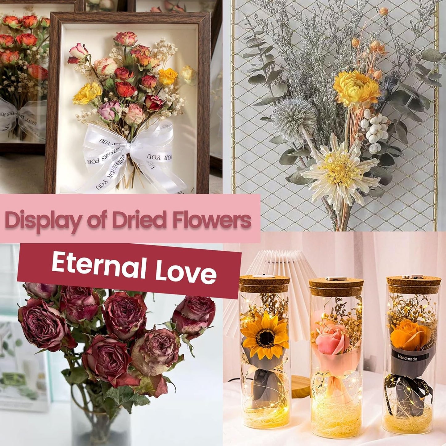 Wisesorb Silica Gel for Flower Drying – 900 g Fine Crystals, Colour Indicator, Reusable