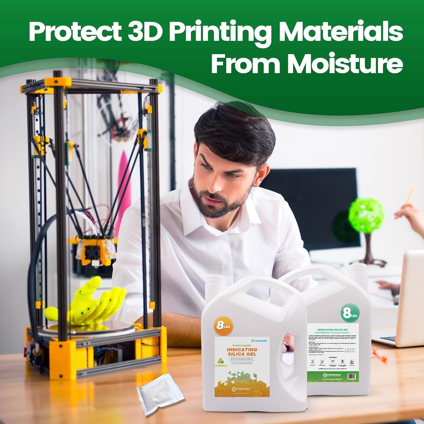 Wisesorb Silica Gel Desiccant 3.6 kg – Reusable, Colour-Changing Indicator
