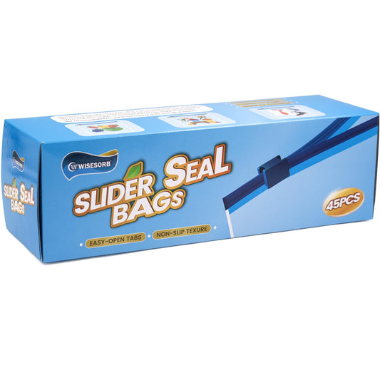 10.6x9.2 in Gallon Food Storage Slider Bags（45 pieces/box）
