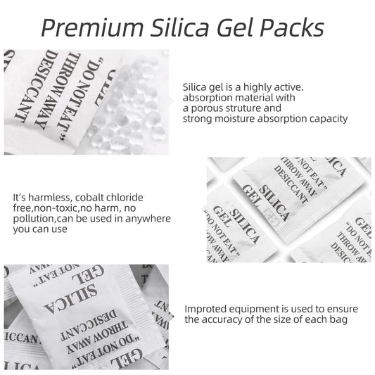 1 Gram Food Safe Silica Gel Desiccant