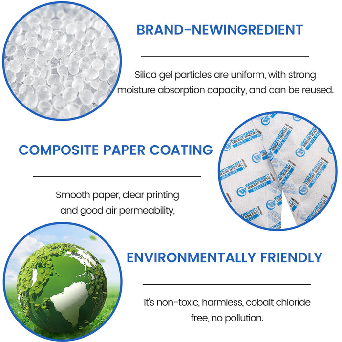 Verna Paper White Silica Gel Desiccant